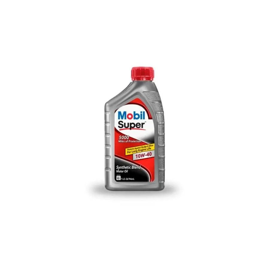 Aceite Mobil Super synthetic blend 10w40 946 ml.